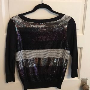 Express Sweaters - Sequined express sweater xs Express Sweaters - Sequined express sweater xs